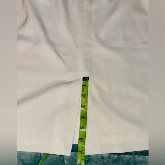 🎬WHITE HOUSE BLACK MARKET🎬WHITE PENCIL SKIRT🖤 - Picture 7 of 8